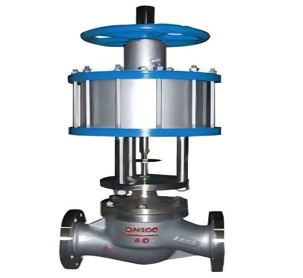 Pneumatic piston cut-off valve